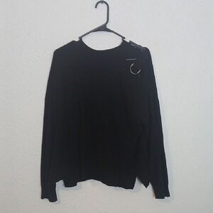 DKNY Black Knit Top